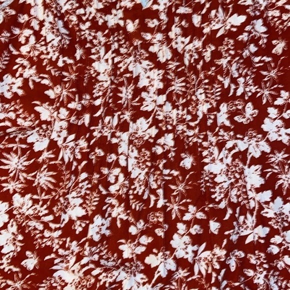 Chadwick’s Pintuck Dress, Sleeveless, Notched Neckline, Floral Print, size PS - Picture 5 of 6